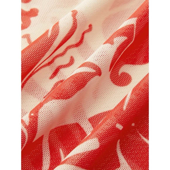 Commense Red and White Bikini Set - Picture 5 of 6